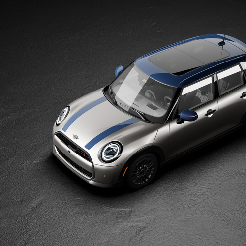 2026 MINI Cooper S 4 Door Rooftop Edition Top View