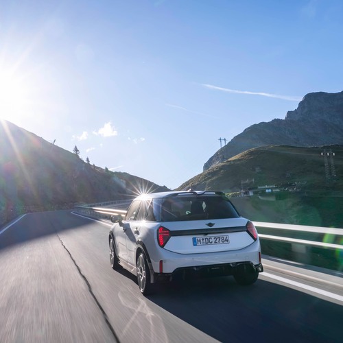 2026 MINI Cooper S 5-door Nanuq White Rear View