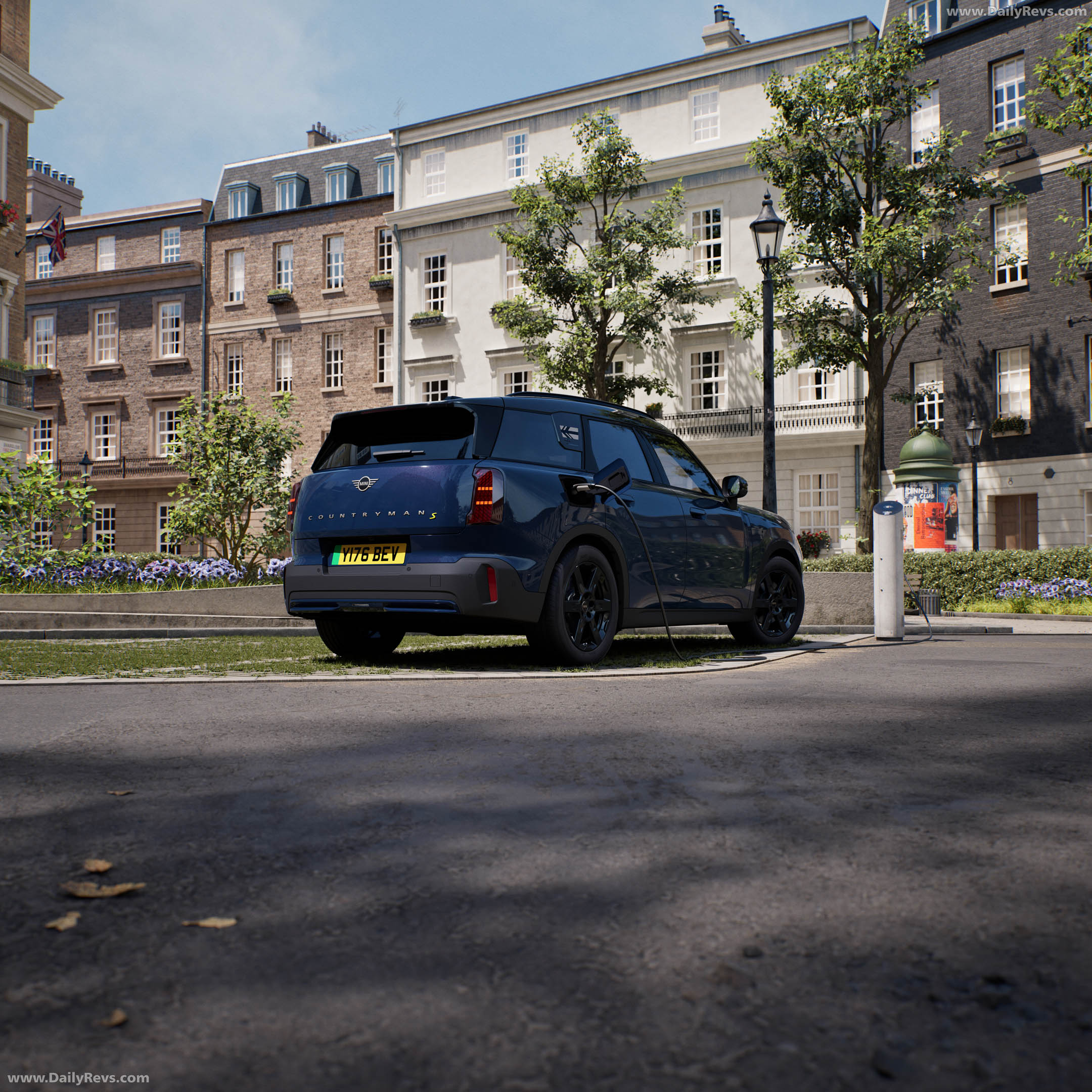 2026 MINI Countryman SE Midnight Edition Rear View