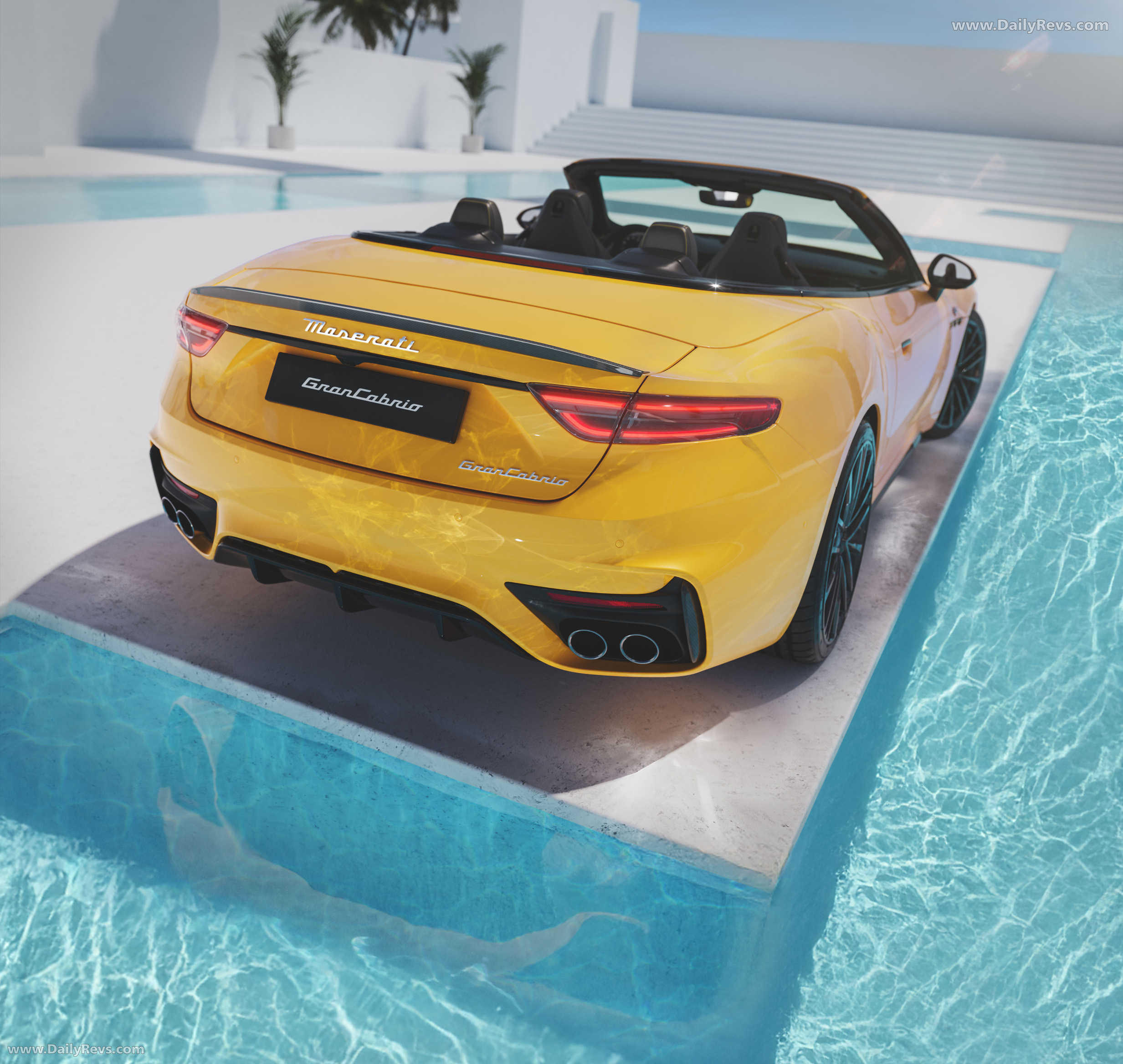 2025 Maserati GranCabrio Summer Collection Rear View