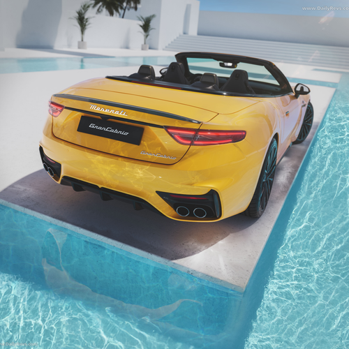 2025 Maserati GranCabrio Summer Collection Rear View