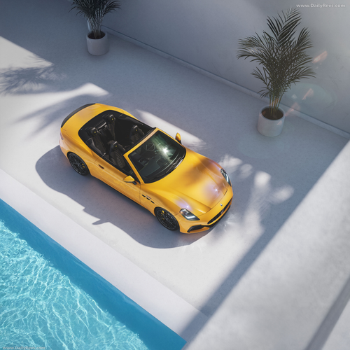 2025 Maserati GranCabrio Summer Collection Top View