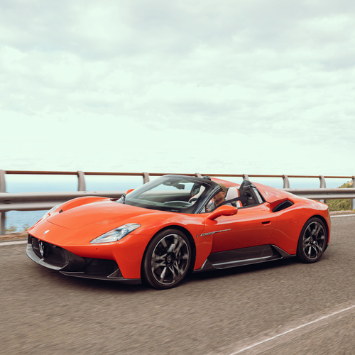 2026 Maserati MCPURA Cielo Devil Orange Front View