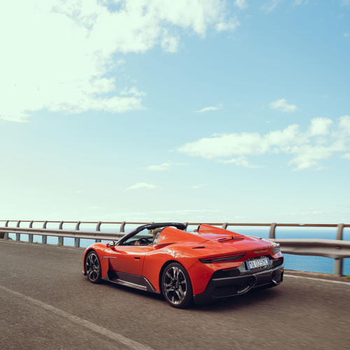 2026 Maserati MCPURA Cielo Devil Orange Rear View