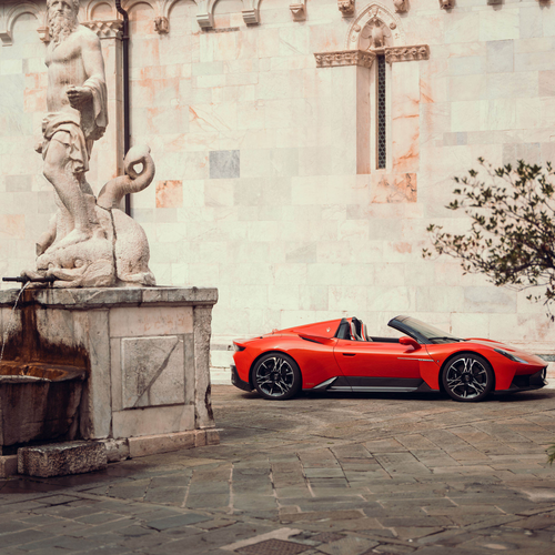 2026 Maserati MCPURA Cielo Devil Orange Side View