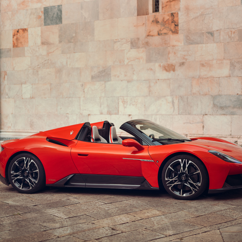 2026 Maserati MCPURA Cielo Devil Orange Side View