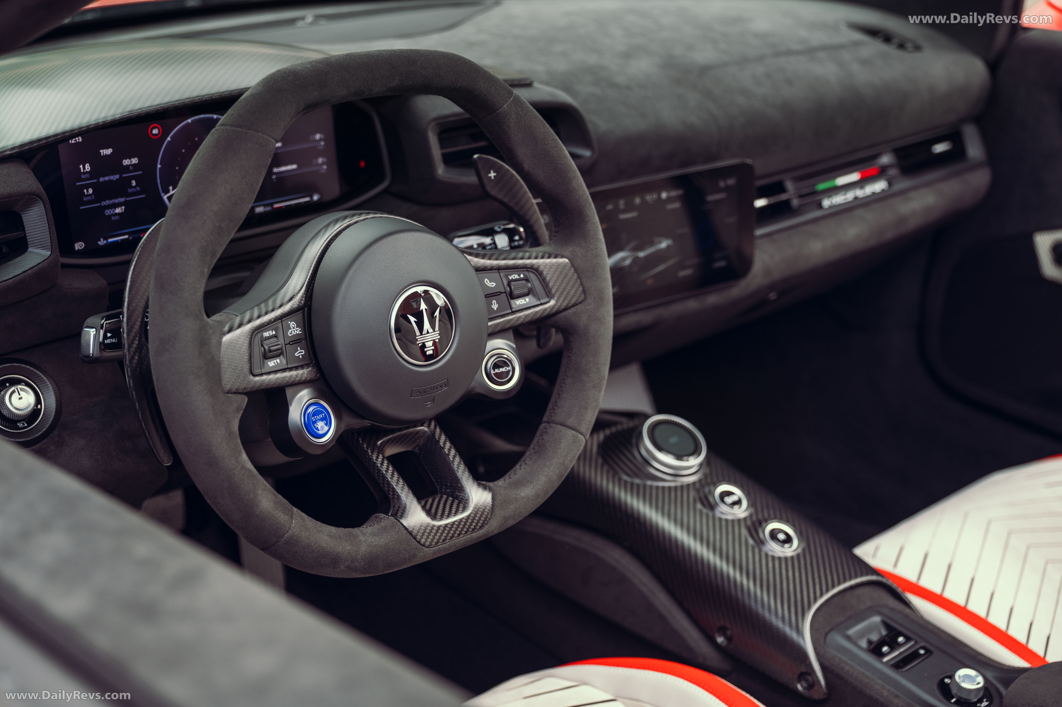 2026 Maserati MCPURA Cielo Devil Orange Interior