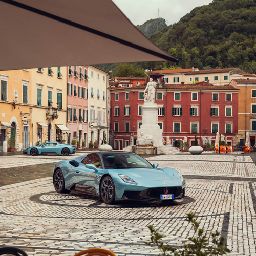 2026 Maserati MCPURA Cielo AI AQUA Rainbow Front View