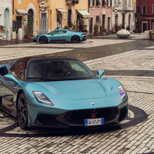 2026 Maserati MCPURA Cielo AI AQUA Rainbow Front View