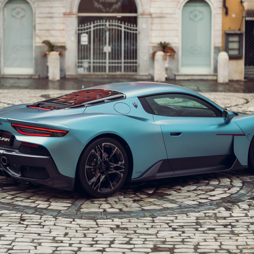 2026 Maserati MCPURA Cielo AI AQUA Rainbow Rear View