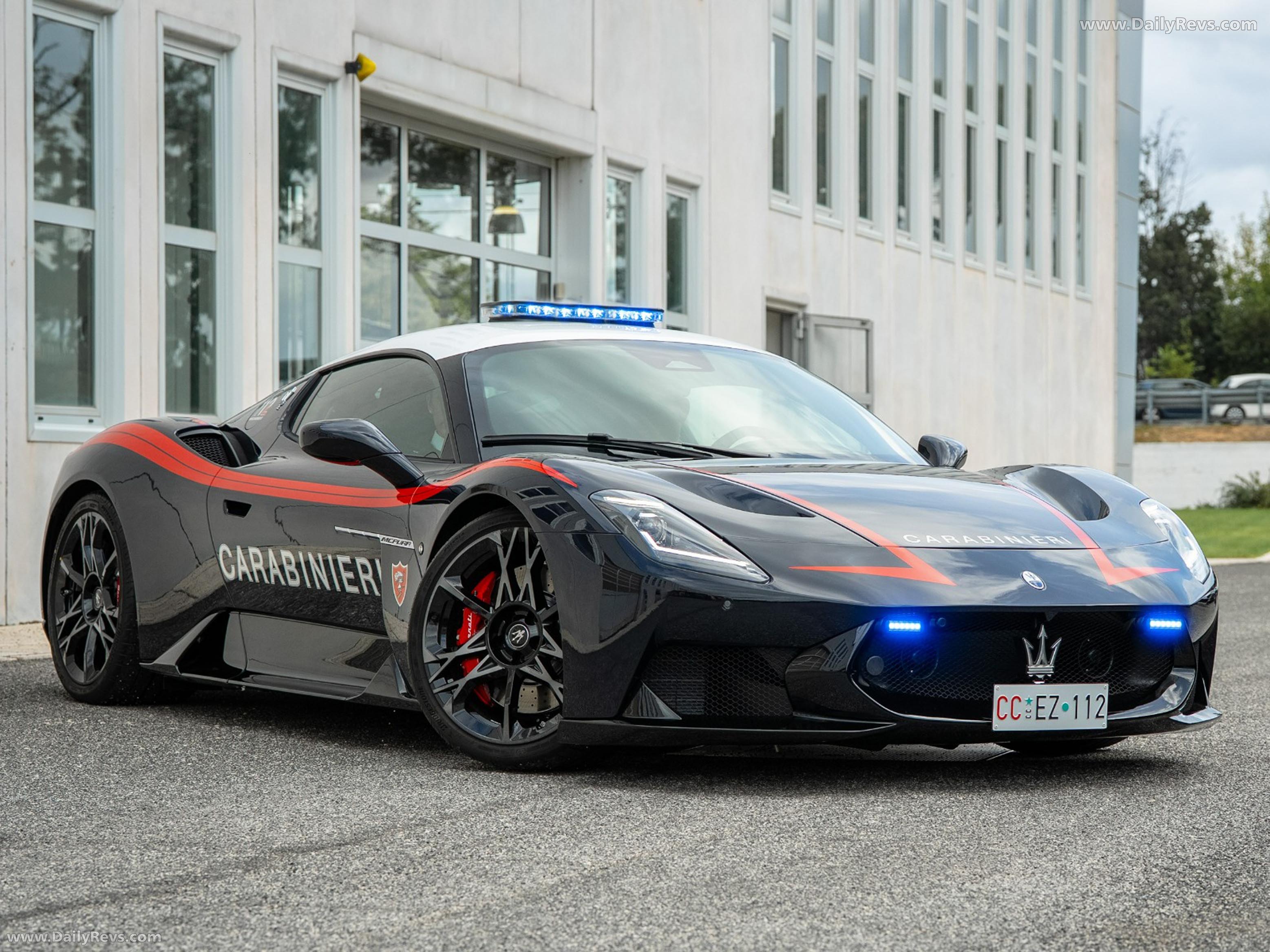 2026 Maserati MCPURA Carabinieri Front View