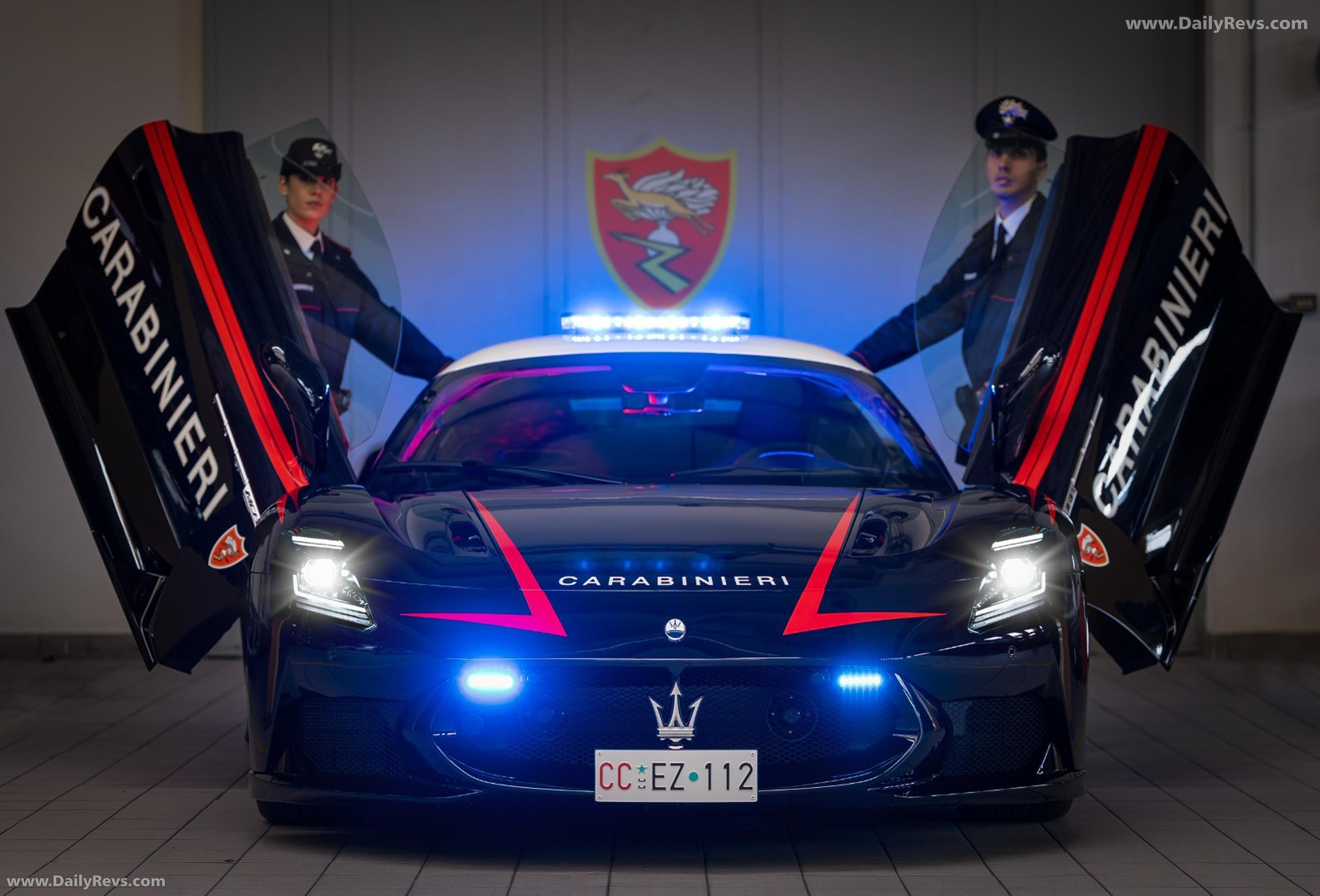 2026 Maserati MCPURA Carabinieri Front View