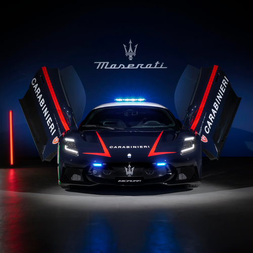 2026 Maserati MCPURA Carabinieri Front View