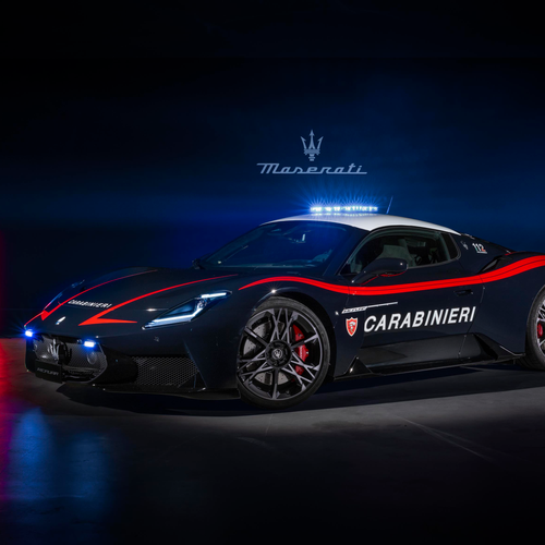 2026 Maserati MCPURA Carabinieri Front View
