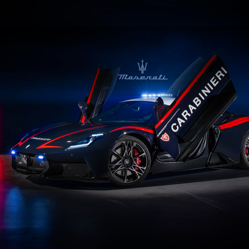 2026 Maserati MCPURA Carabinieri Front View