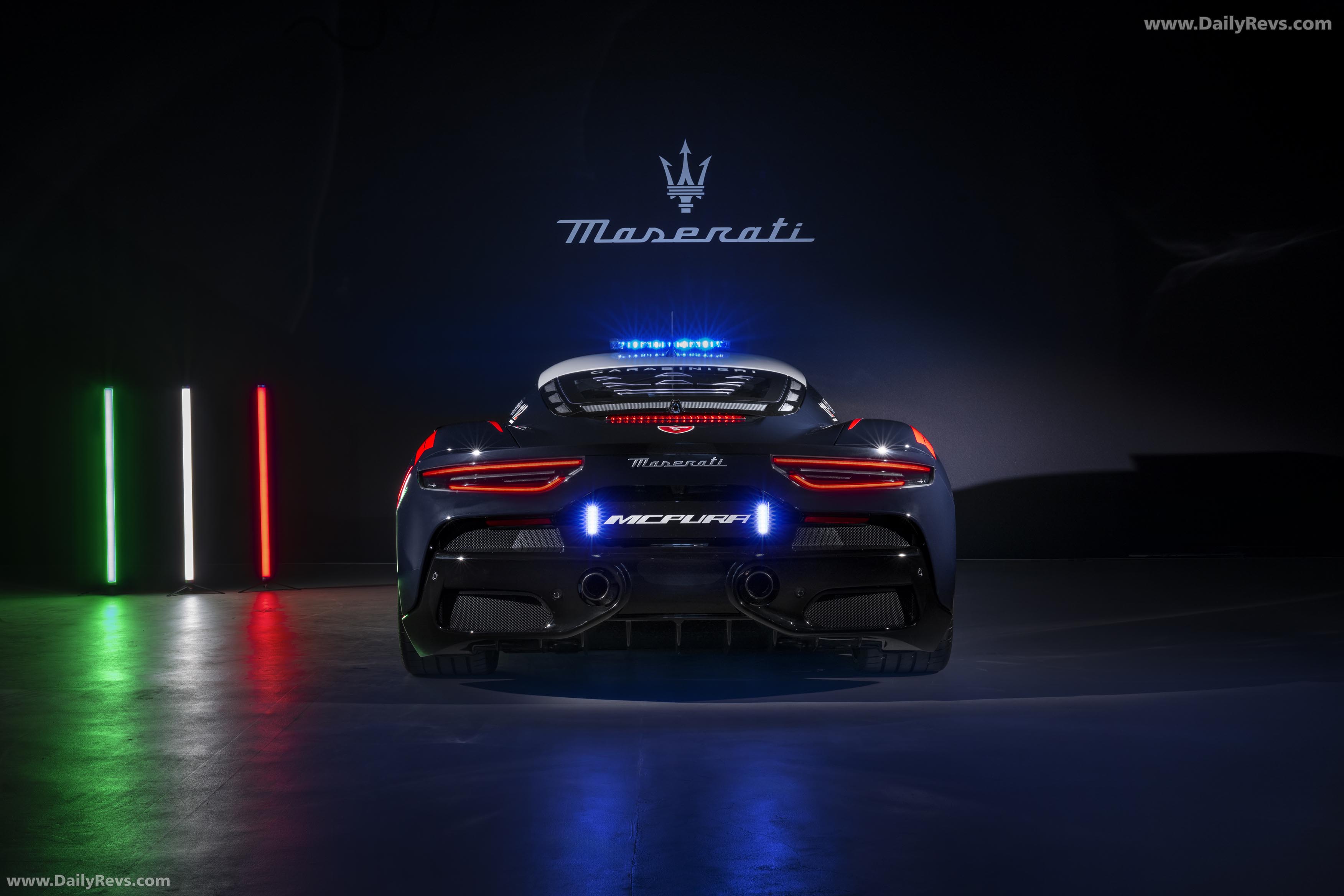2026 Maserati MCPURA Carabinieri Rear View
