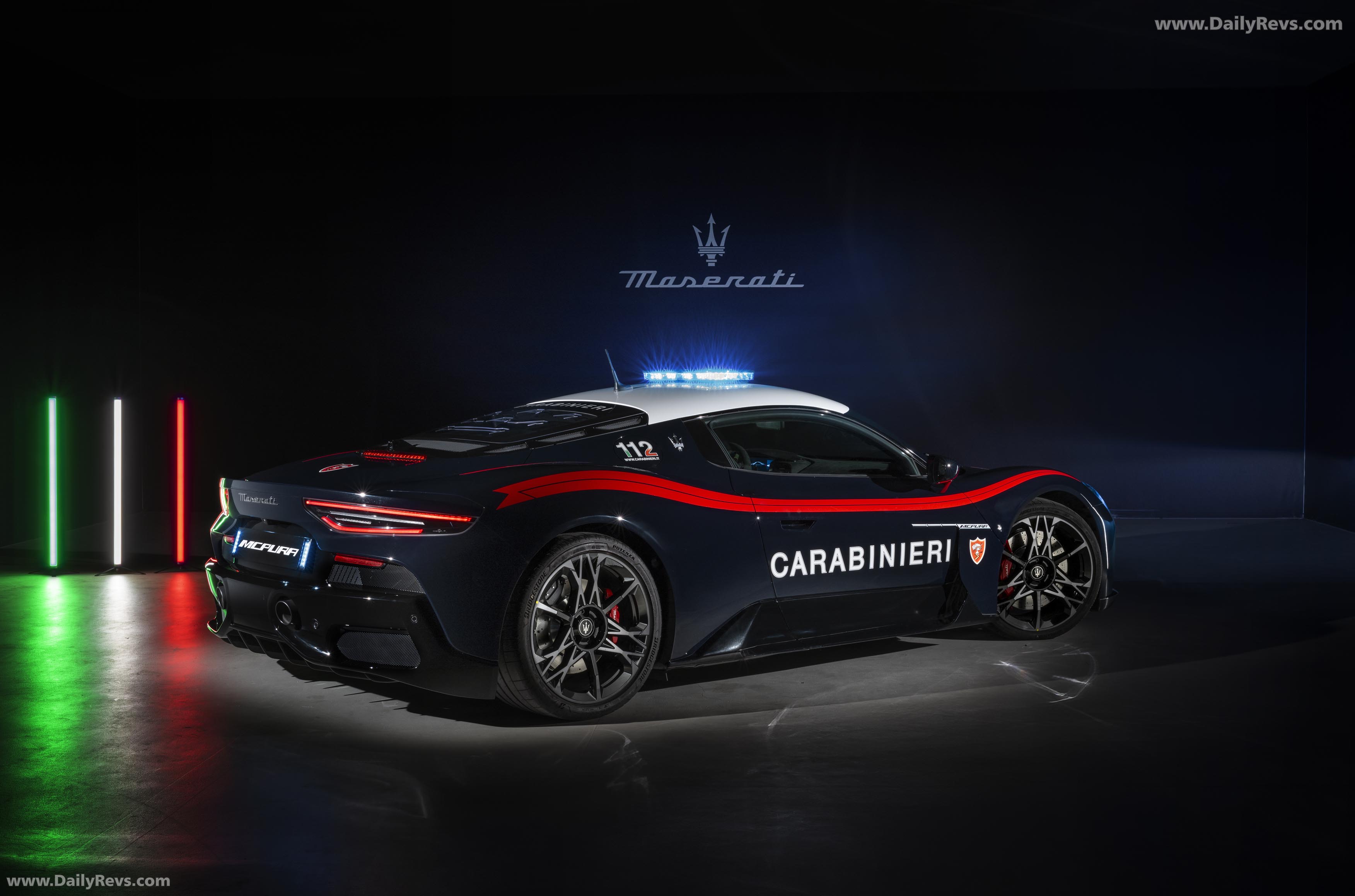 2026 Maserati MCPURA Carabinieri Rear View