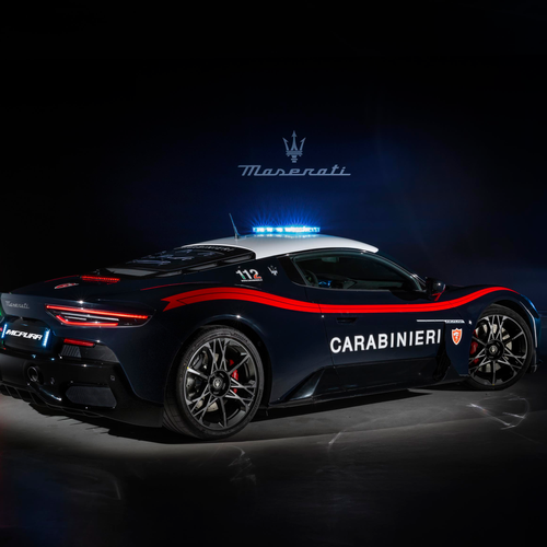 2026 Maserati MCPURA Carabinieri Rear View