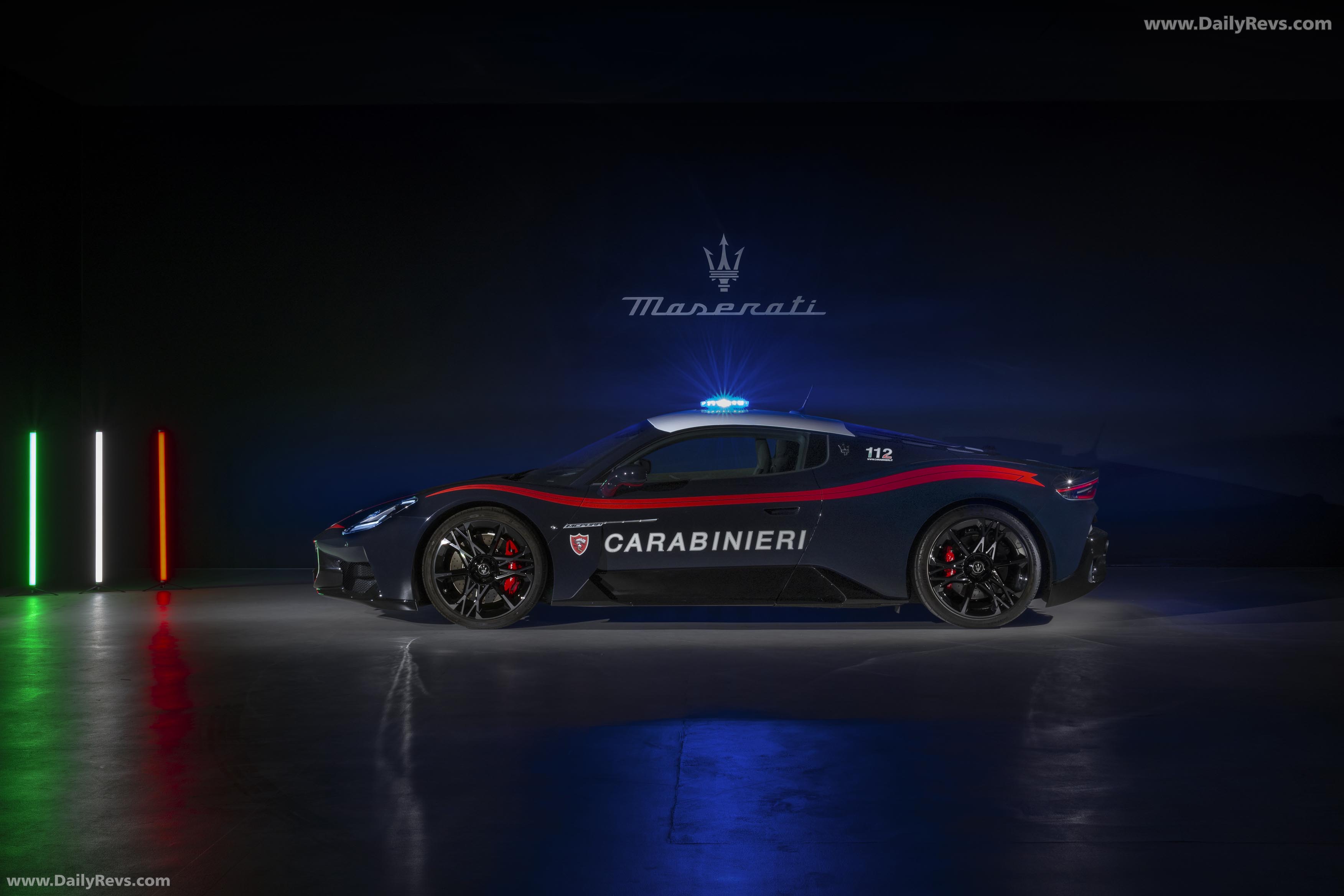 2026 Maserati MCPURA Carabinieri Side View