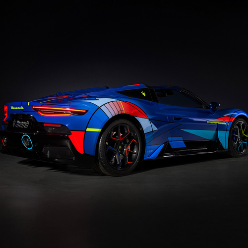 2026 Maserati MC20 Cielo Opera dArte Rear View
