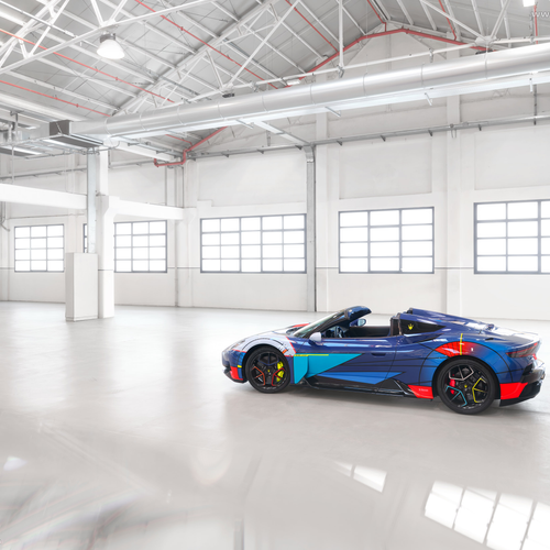 2026 Maserati MC20 Cielo Opera dArte Rear View