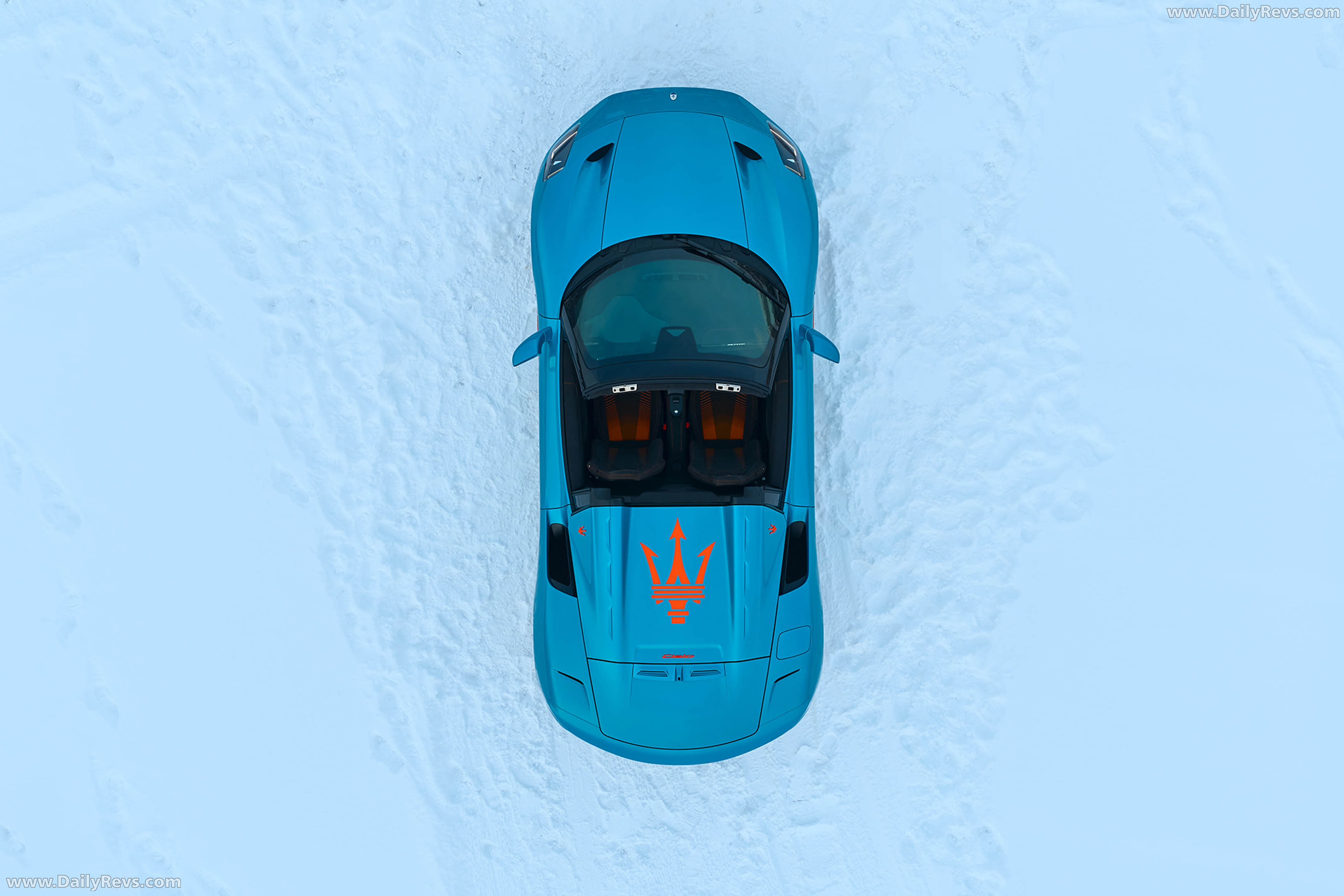 2026 Maserati MCPURA Cielo Frozen Magma Top View