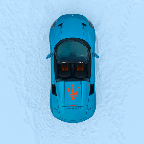 2026 Maserati MCPURA Cielo Frozen Magma Top View