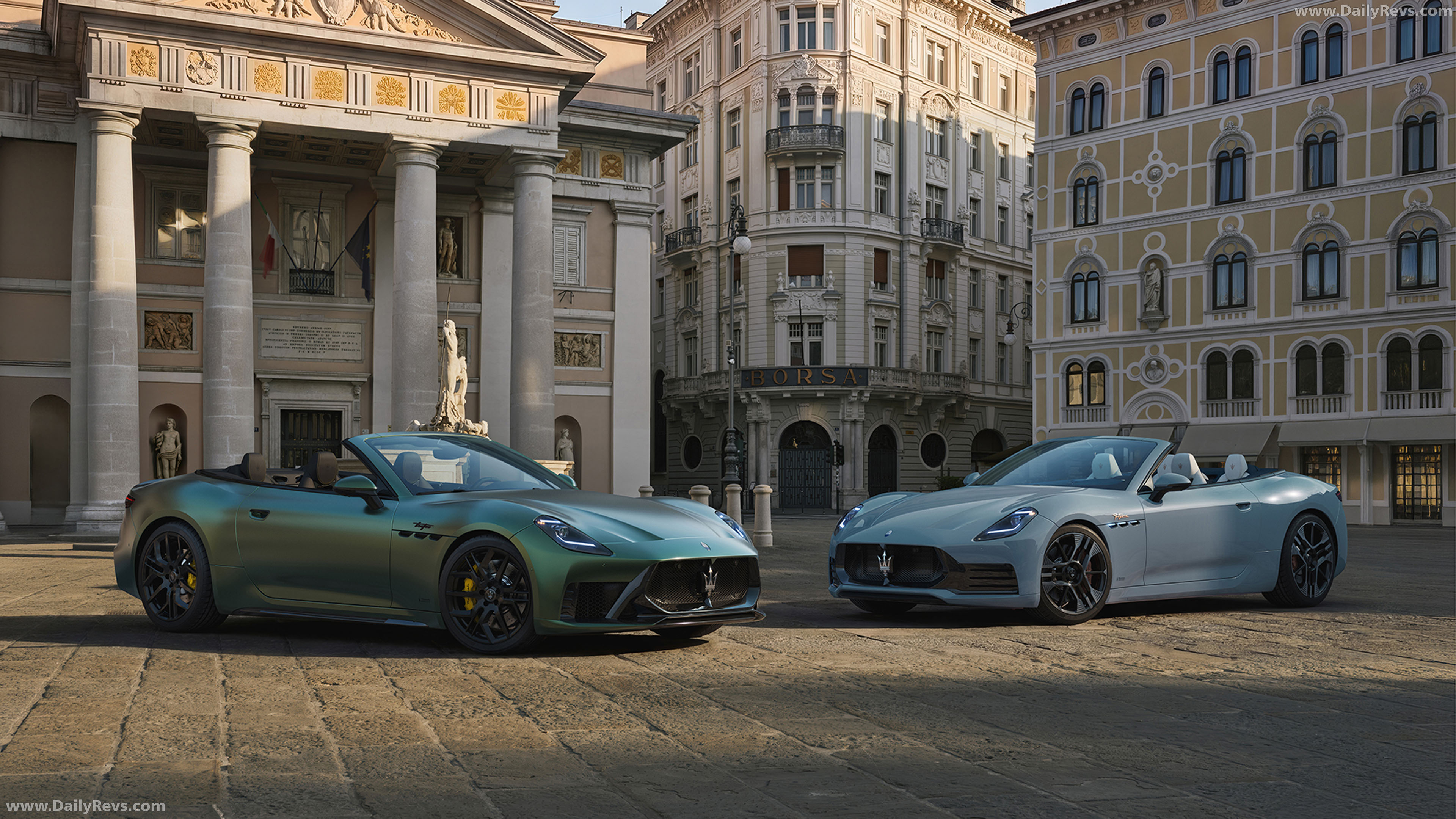2027 Maserati GranCabrio Folgore Front View