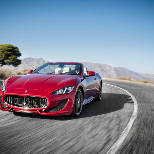 2013 Maserati GranCabrio Sport Front View