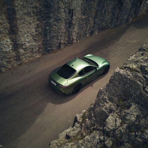 2027 Maserati GranTurismo Trofeo Green Jupiter Top View