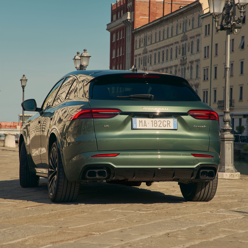 2027 Maserati Grecale Modena V6 Verde Royale Rear View