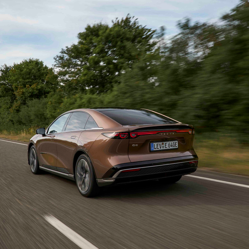 2025 Mazda 6e Melting Copper Rear View