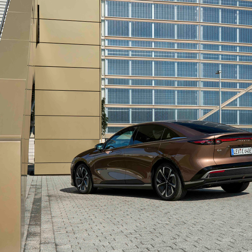 2025 Mazda 6e Melting Copper Rear View