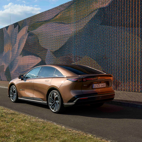 2025 Mazda 6e Melting Copper Rear View