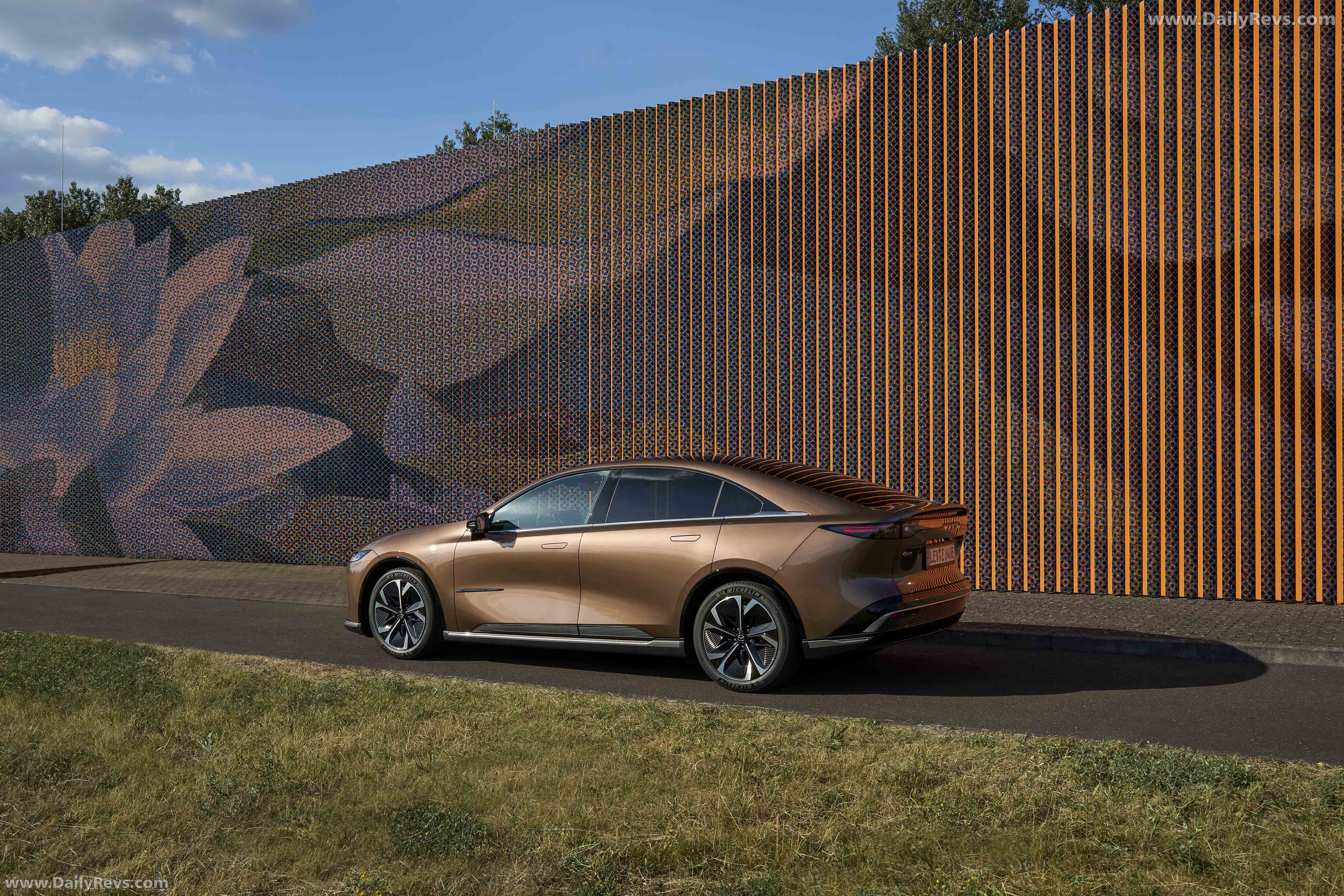 2025 Mazda 6e Melting Copper Rear View