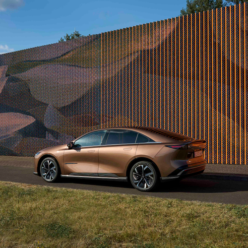 2025 Mazda 6e Melting Copper Rear View