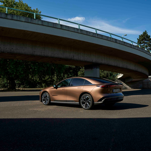 2025 Mazda 6e Melting Copper Rear View