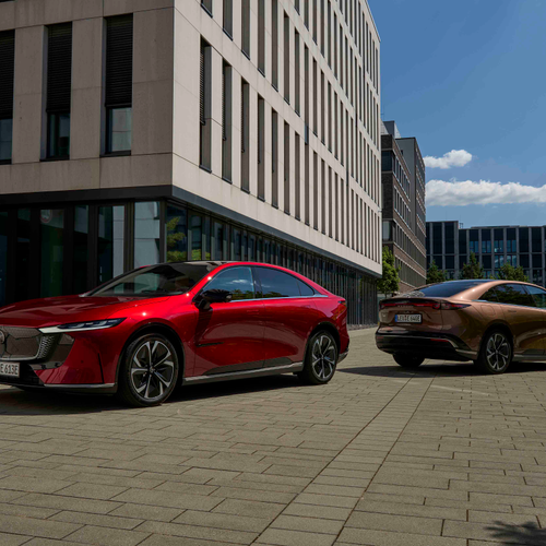 2025 Mazda 6e Melting Copper Rear View