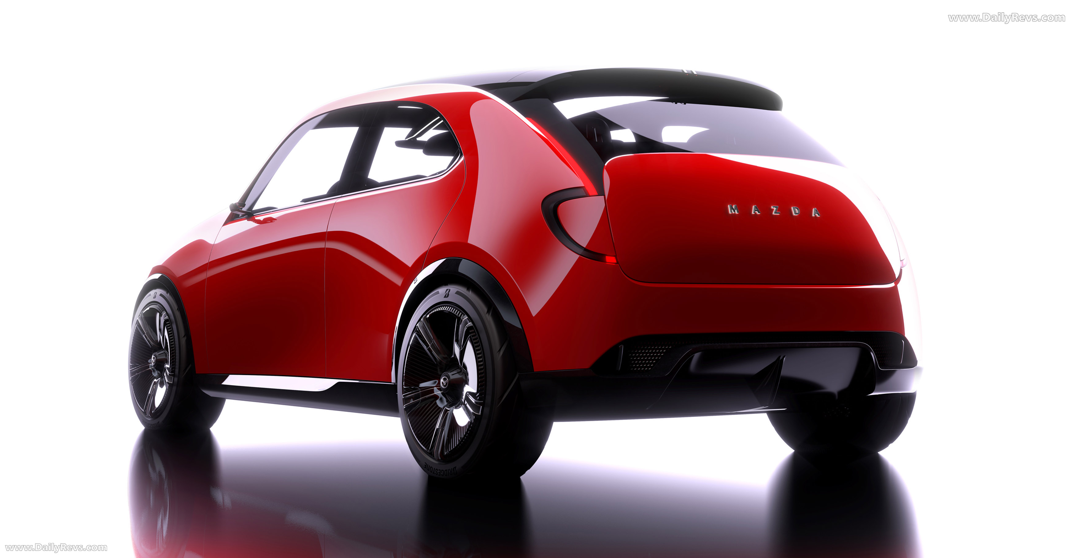 2025 Mazda Vision X-Compact Concept Rear View