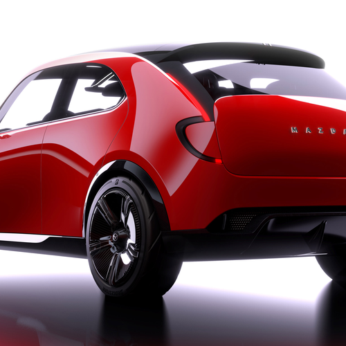 2025 Mazda Vision X-Compact Concept Rear View