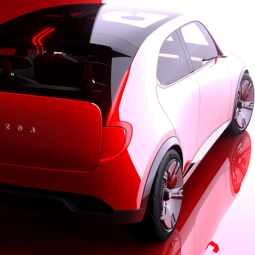 2025 Mazda Vision X-Compact Concept Rear View
