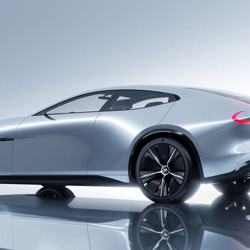 2025 Mazda Vision X-Coupe Concept Rear View