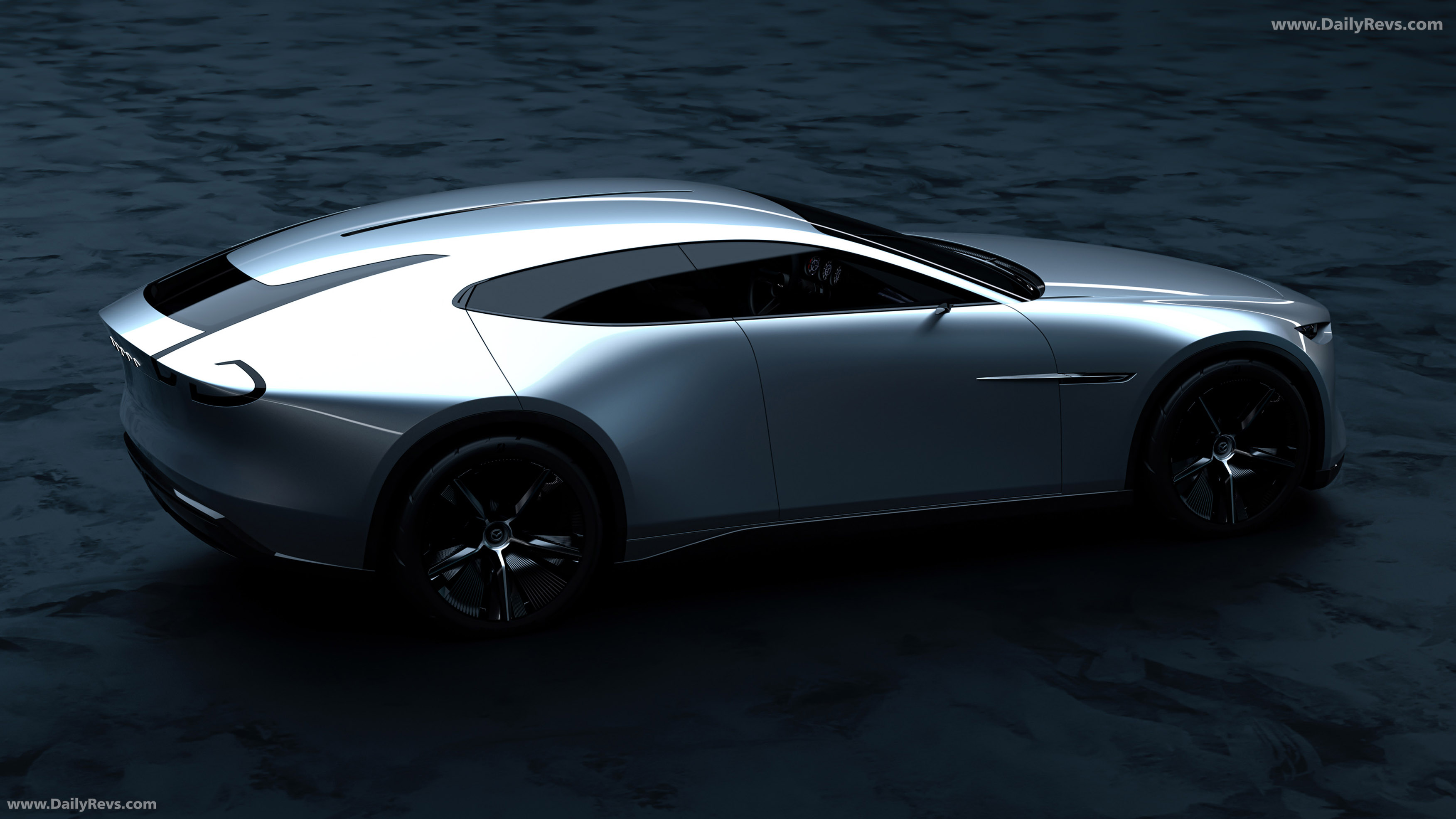 2025 Mazda Vision X-Coupe Concept Rear View