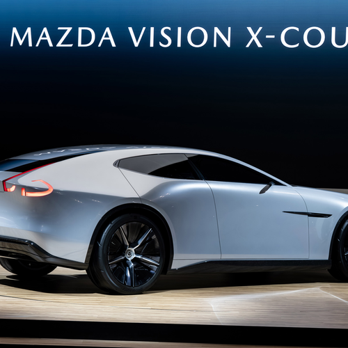 2025 Mazda Vision X-Coupe Concept Rear View