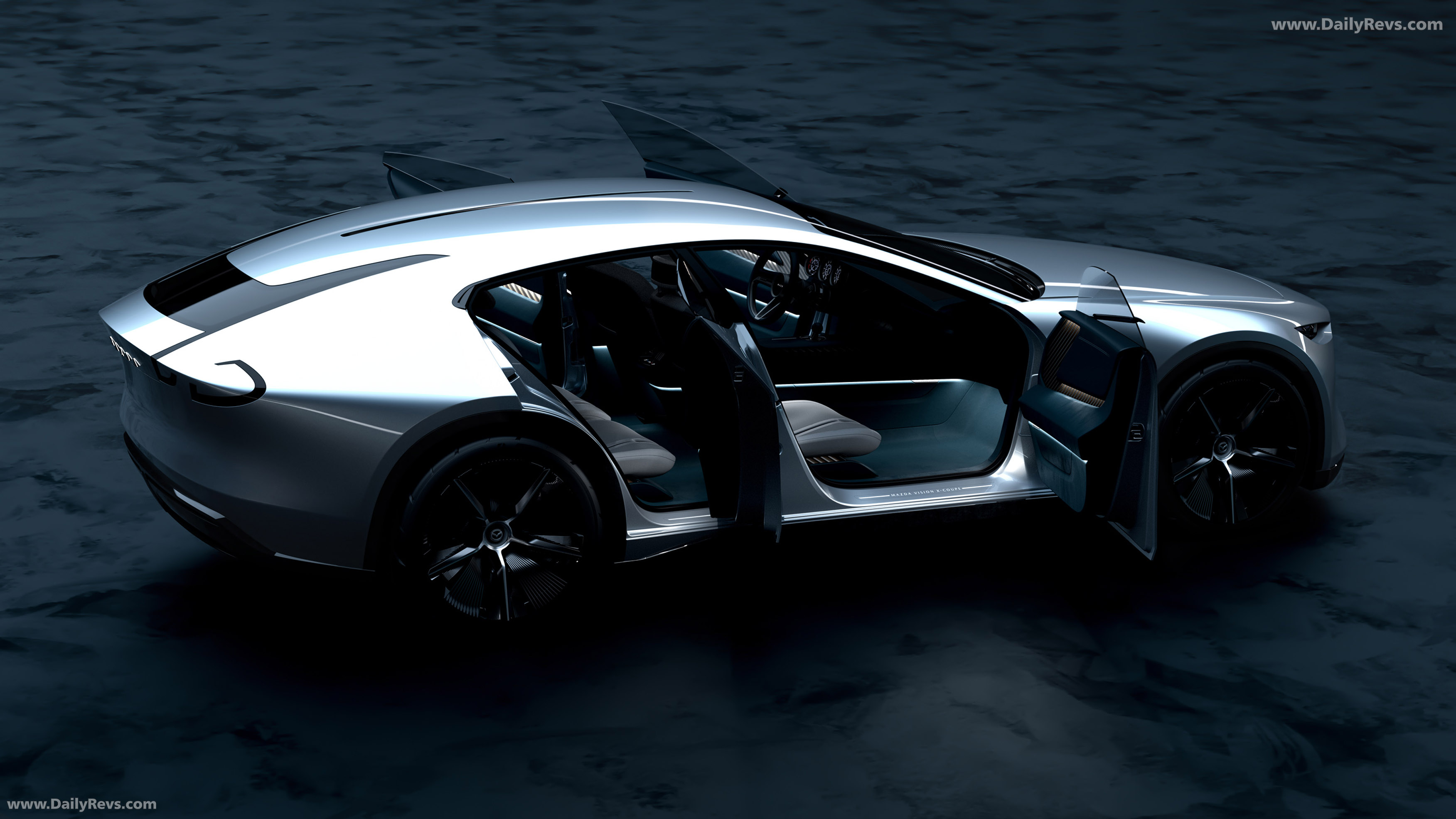 2025 Mazda Vision X-Coupe Concept Rear View