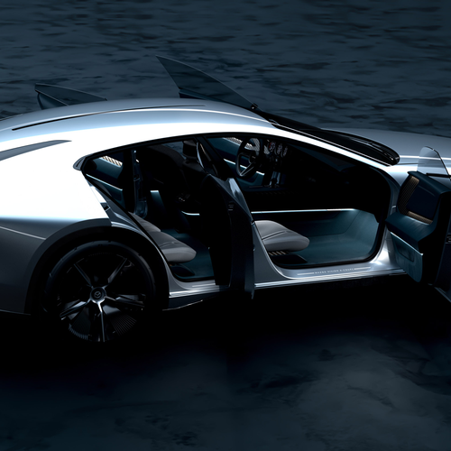 2025 Mazda Vision X-Coupe Concept Rear View