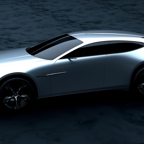 2025 Mazda Vision X-Coupe Concept Side View