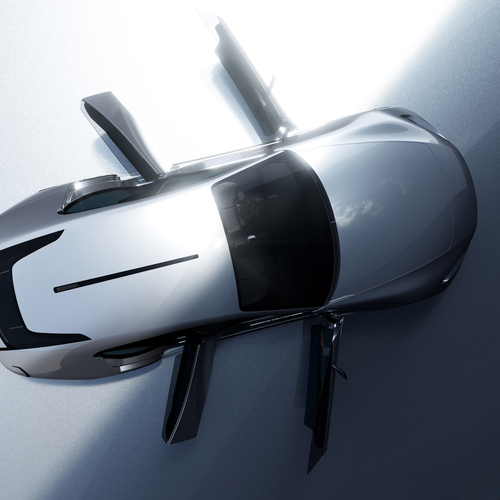2025 Mazda Vision X-Coupe Concept Top View