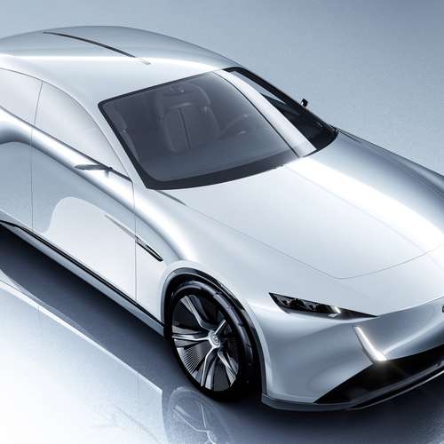 2025 Mazda Vision X-Coupe Concept Top View