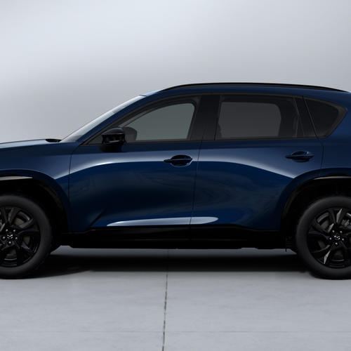 2026 Mazda CX-5 Navy Blue Side View